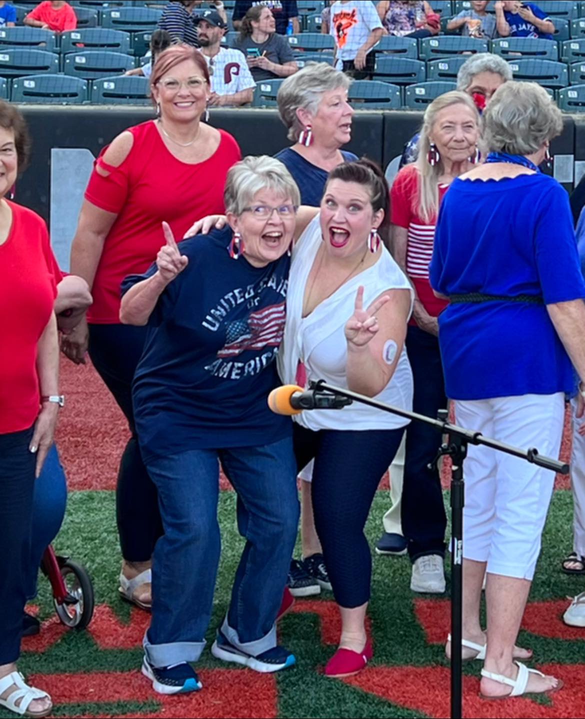 UCC performs National Anthem at Ripken Stadium for IronBirds fans