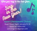Sing in the New Year Guest Nights